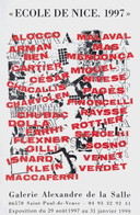 Manifesto Fernandez ARMAN Expo 97 - Galerie Alexandre de la Salle - Ecole de Nice