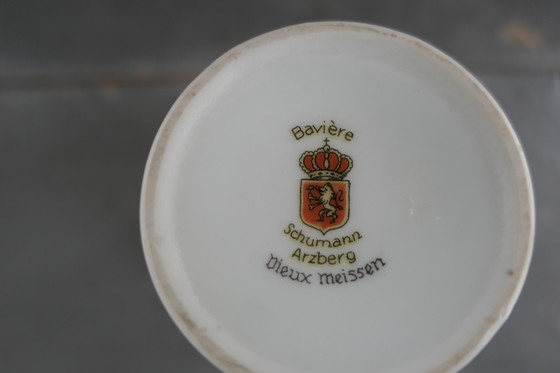 Image 1 of Vintage Vaas Bavière Schumann Arzberg Vieux Meissen