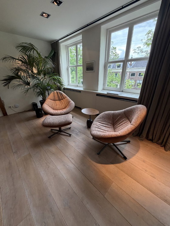 Image 1 of Fauteuils Hide soft (2×) + pouf (Étiquette)