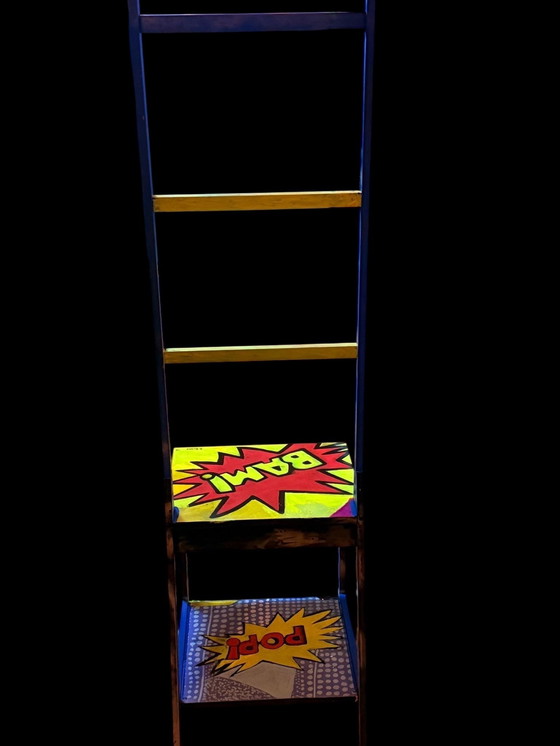 Image 1 of Stelo di tendenza Pop Art riciclato – realizzato a mano – unico nel suo genere