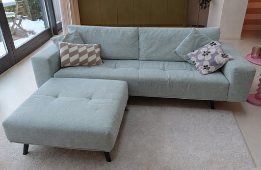 Passe Partout Gianni 3 seats sofa with ottoman