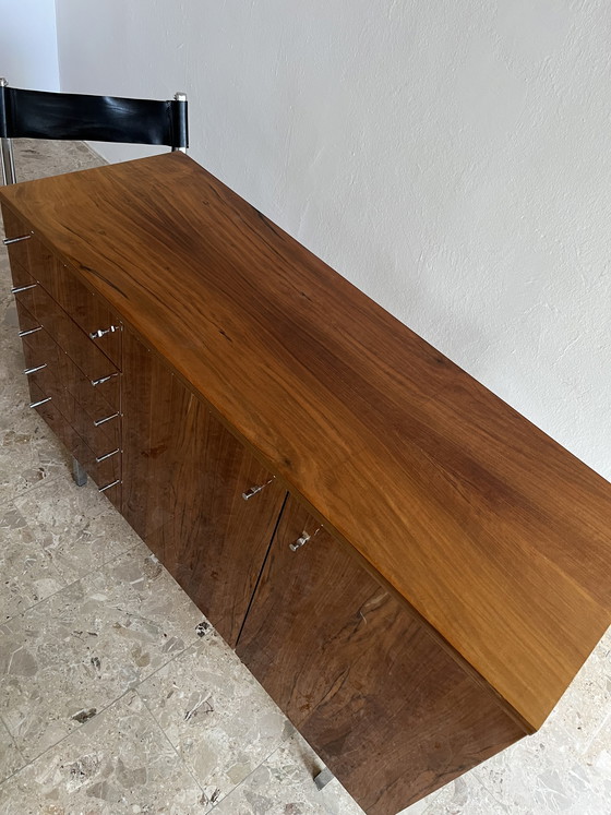 Image 1 of 1x Sideboard aus Palisanderholz mit Chrombeinen aus den 1960er Jahren