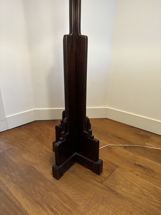 Image 1 of Lámpara de pie Art Déco Escuela de Amsterdam