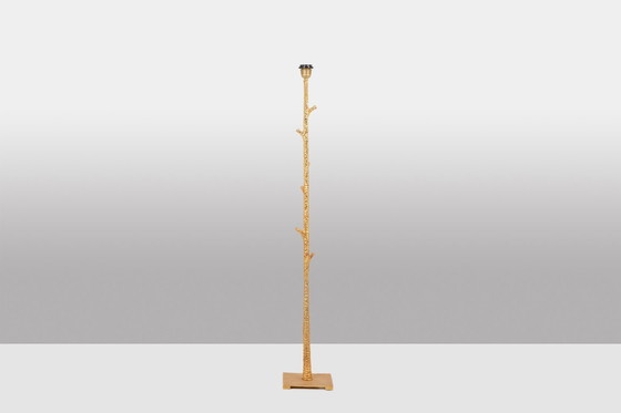 Image 1 of Paar Stehlampen aus vergoldetem Metall. 20. Jahrhundert.