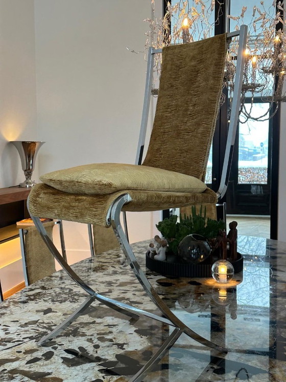 Image 1 of Bellissimo set di 10 sedie da pranzo di Pierre Cardin per Masion Jansen