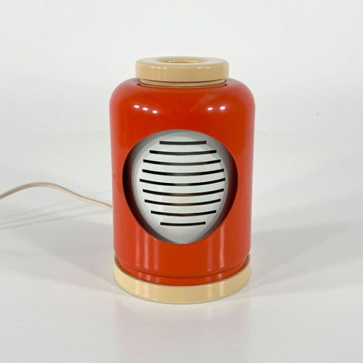 Lámpara de mesa Eclipse en naranja de Goffredo Reggiani para Reggiani, años 60