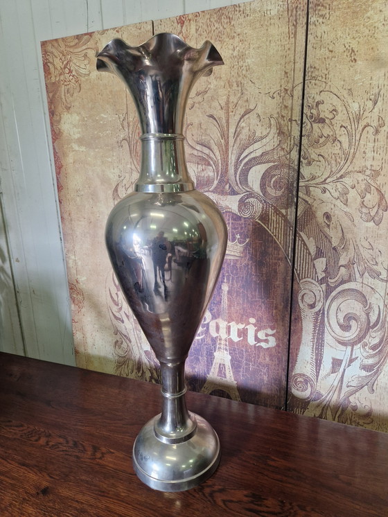 Image 1 of Grande vaso di ferro antico 76