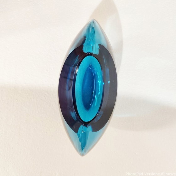 Image 1 of Originale Mazzega-Vase aus Muranoglas, 1980er Jahre