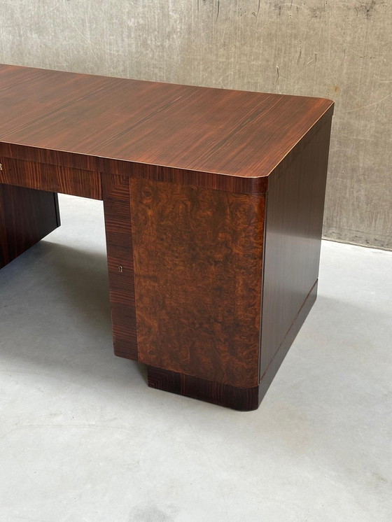 Image 1 of Scrivania Art Déco in ebano - Bruno Paul