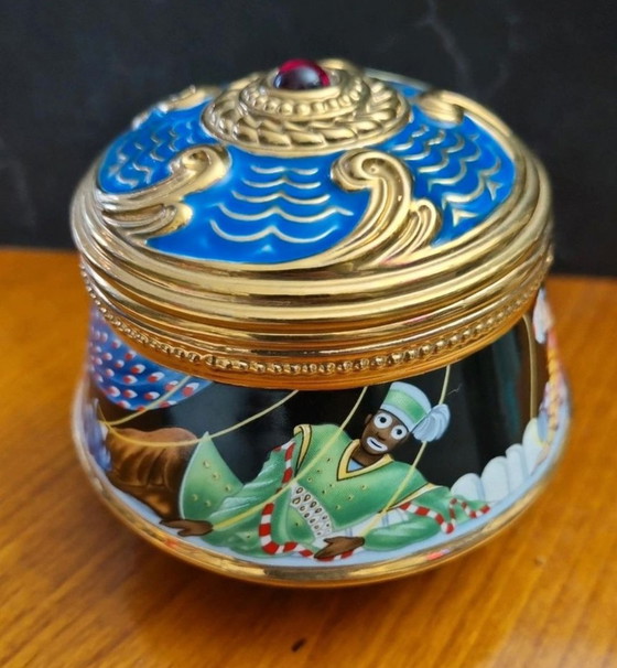 Image 1 of Faberge Spieluhr Franklin Mint Petruschka