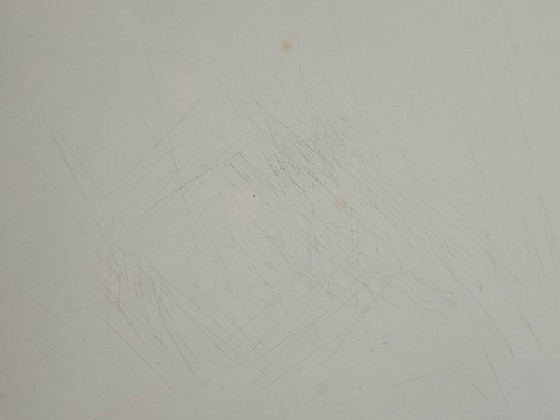 Image 1 of Vintage Ozoo bureau uit de jaren 60 in Space Age-stijl, ontworpen door Marc Berthier en gemaakt van glasvezel.