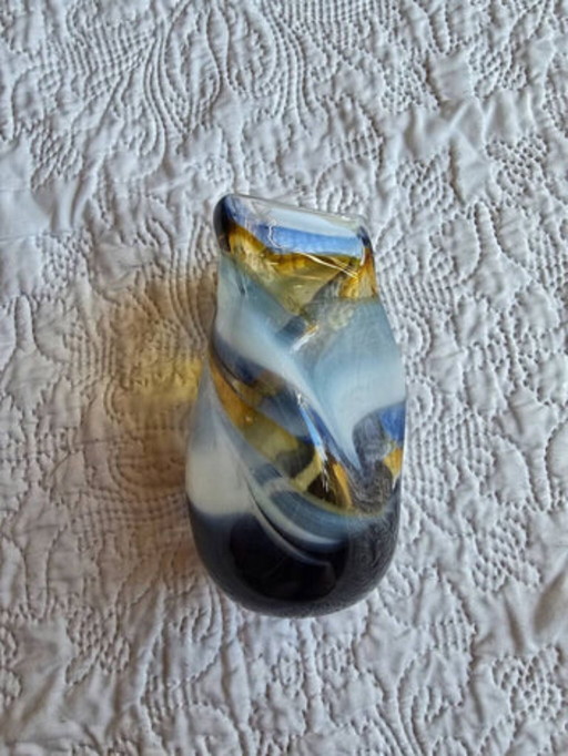 Mdina Glass Malta blown glass soliflore vase, signed 2013 – vazen (photo 2 of 5)