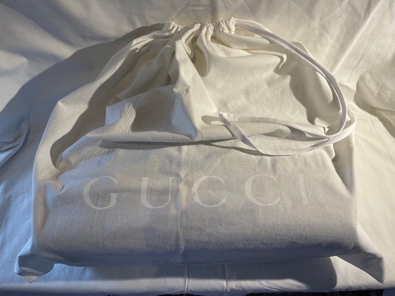 GUCCI middelgrote Mega Web Tote Bag – Top handle tassen, Kalfsleer (photo 14 of 14)