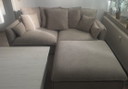 Two-seater Sofa + Ottoman Country House Style