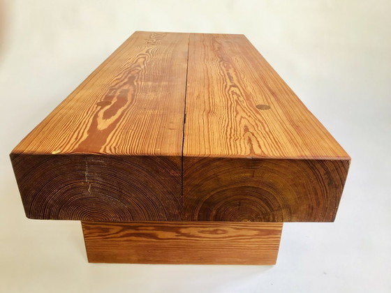 Image 1 of Massief houten salontafel