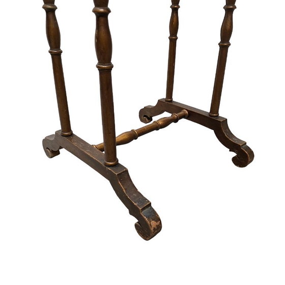 Image 1 of French Art Nouveau Japanese style flower table, early 1900s