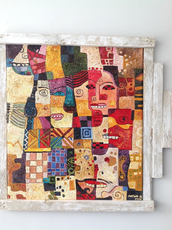 Image 1 of Anton Huang 1935-1985 su tela 70x80cm. 