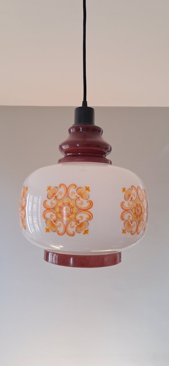 Vintage 70s Globe – Pendant lamps, Glass (photo 3 of 7)