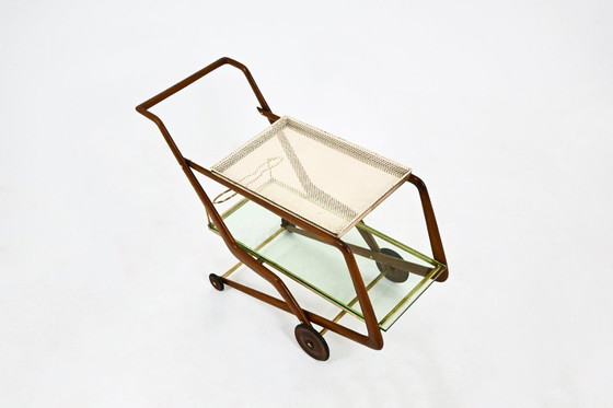 Image 1 of Italiaanse serveerwagen, jaren 1960