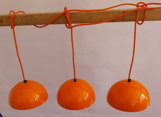 Image 1 of Drie Poulsen Flowerpot Hanglampen