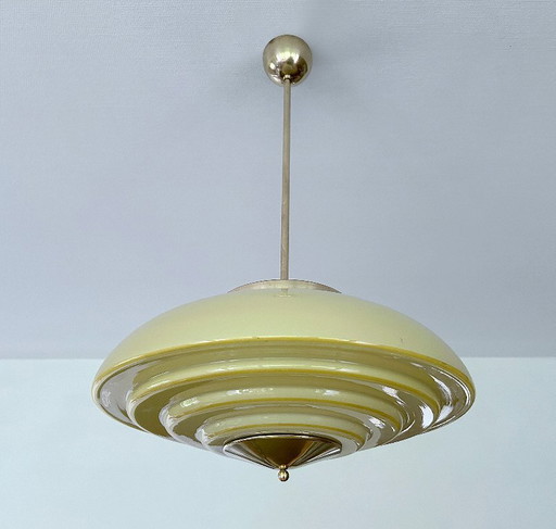 Art Deco Glass Pendant Lamp