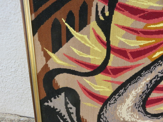 Image 1 of Tapestry "La Corrida" France, 1970
