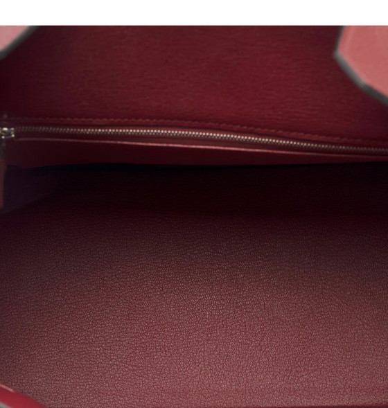 Image 1 of Borsa HERMES Birkin 30 in cuoio rosso - 103349