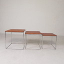 Set of 3 side tables, mimi set, 1960s