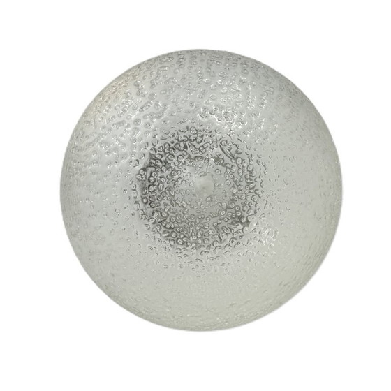Image 1 of Vintage Iceglass ceiling lamp by Doria Leuchten