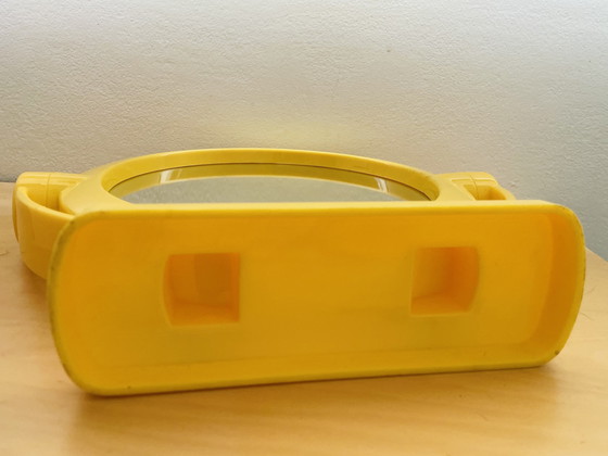 Image 1 of Specchio da salotto ingranditore girevole bifacciale in stile moderno di metà secolo