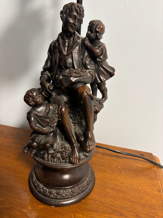 Jugendstil-Lampe aus Regule – Tischlampen, Metall (photo 9 of 10)