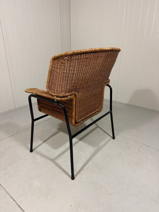 Image 1 of Sedia in rattan Wouter Fens Gebr. Jonker Paesi Bassi anni '60