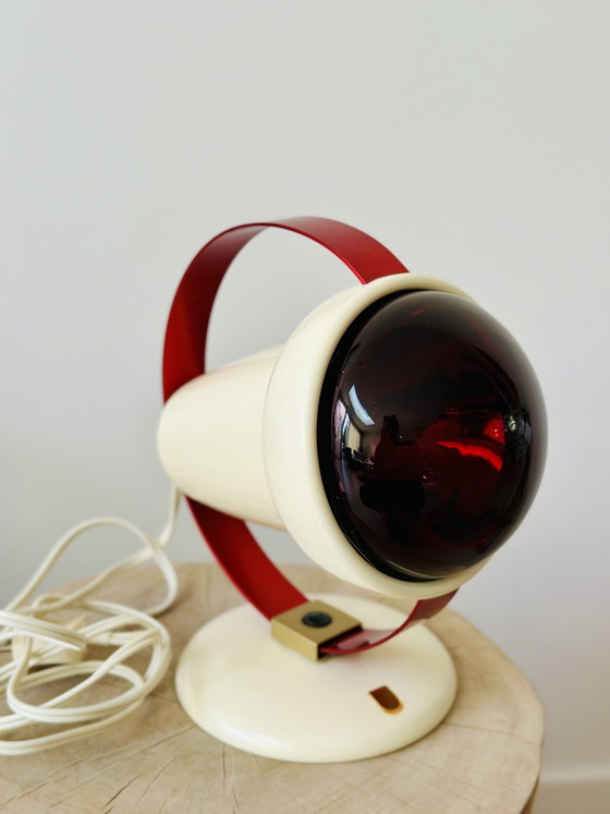 Image 1 of Philips Infrared Lamp Type 7529 – Space Age Design – 1960s – Original & Working