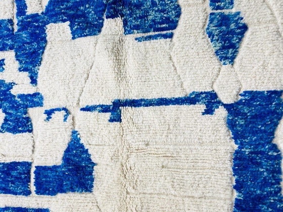 Image 1 of Handgeknüpfter marokkanischer Beni-Ouraine-Wollteppich, 2/3 m