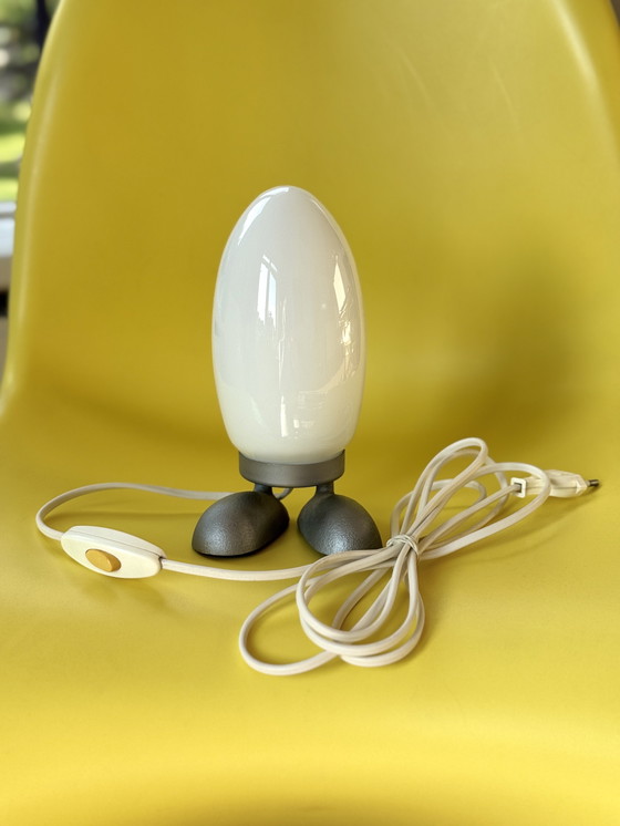 Image 1 of Lampe vintage IKEA Dino Egg design Tatsuo Konno 90s egg