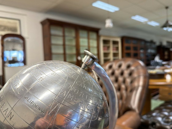 Classic Metal Table Globe – Decorative Objects, Aluminium (photo 2 of 5)
