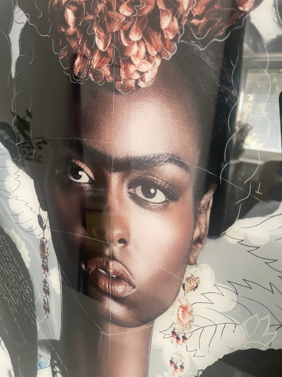 Efren Isaza | Black Frida With Monkeys – Láminas artísticas, Aluminium (photo 6 of 6)
