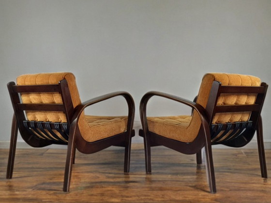 Image 1 of 2 Fauteuils Kropaček & Kozelka, Mid-Century Tchèque 1940S