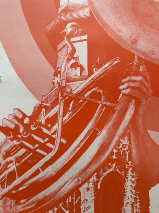Image 1 of Oude Stijl Jazz Festival Breda, affiche vintage, imprimée aux Pays-Bas