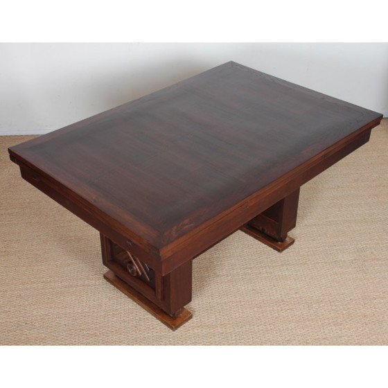 Dining table in the style of Charles Dudouyt, 1940 – Wood (photo 8 of 10)