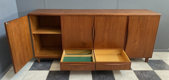 Image 1 of Buffet haut en teck danois de Lyby Mobler, années 1960