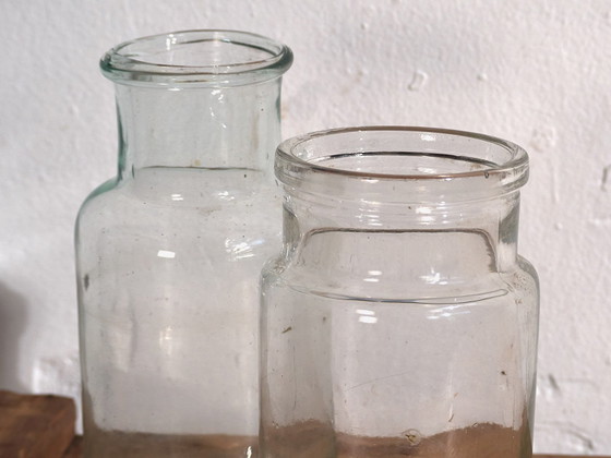 Kleine antieke potten (ca. 1920). 2-delige set #17 – Decoratieve objecten, Glass (photo 16 of 16)