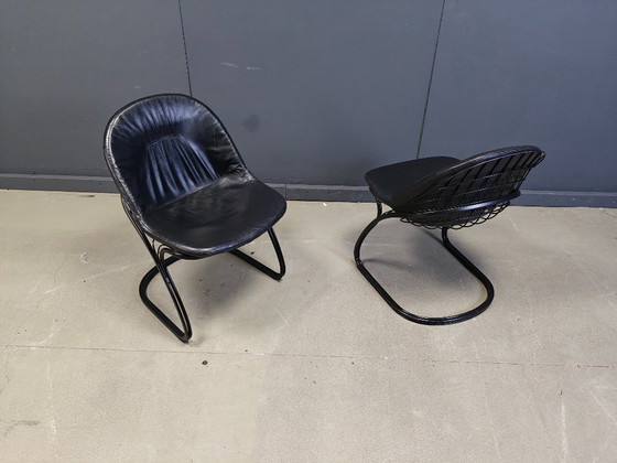 Image 1 of Gastone Rinaldi Esszimmerstühle „Pascale“, 1970er Jahre – 4er-Set