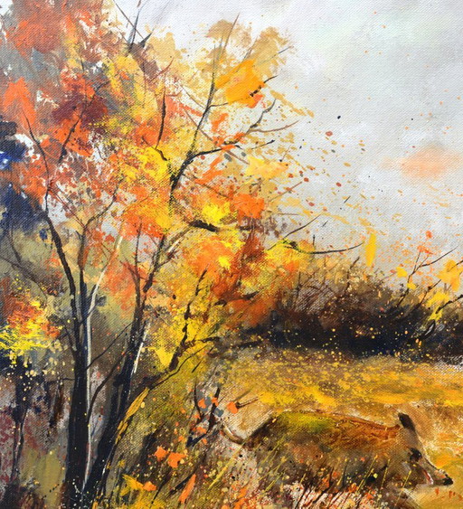 Running Wild Boar – schilderijen tekeningen, Canvas (photo 2 of 5)