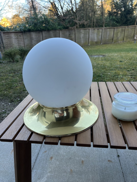 Image 1 of 1970er Glashütte Limburg Deckenleuchte