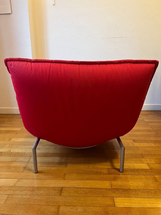 Image 1 of Canapé d’angle modulaire “Câlin” – Pascal Mourgue pour Cinna / Ligne Roset – 4 places, rouge