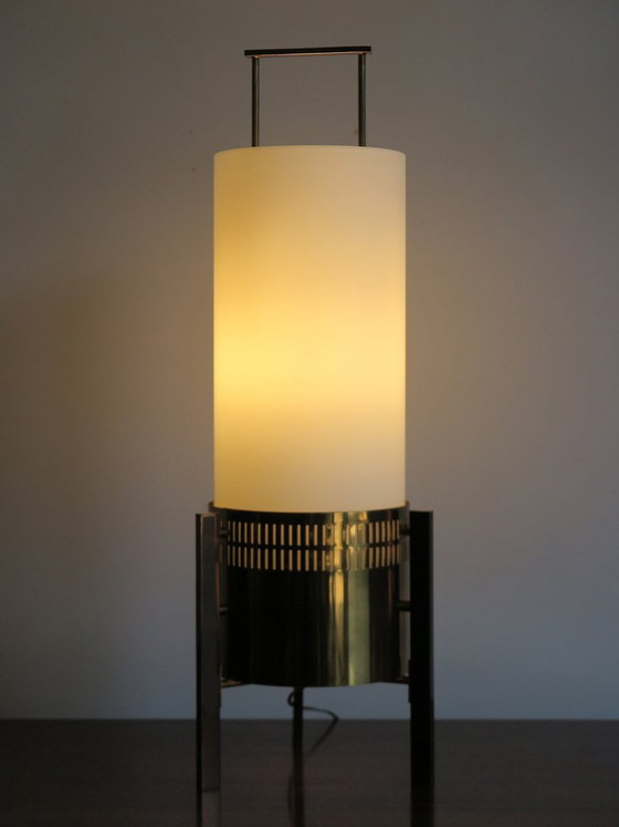 Large Stilnovo Table lamp, 1950s – Brass (photo 3 of 14)