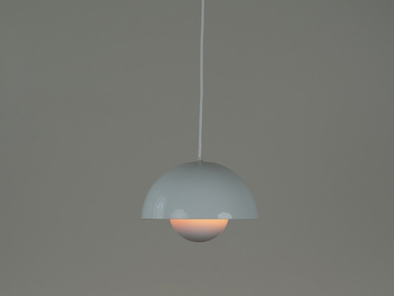 Pair Of 2 Danish Vintage Lamps Flowerpot By Verner Panton, Louis Poulsen, 1968 – Pendant lamps, Other (photo 3 of 12)