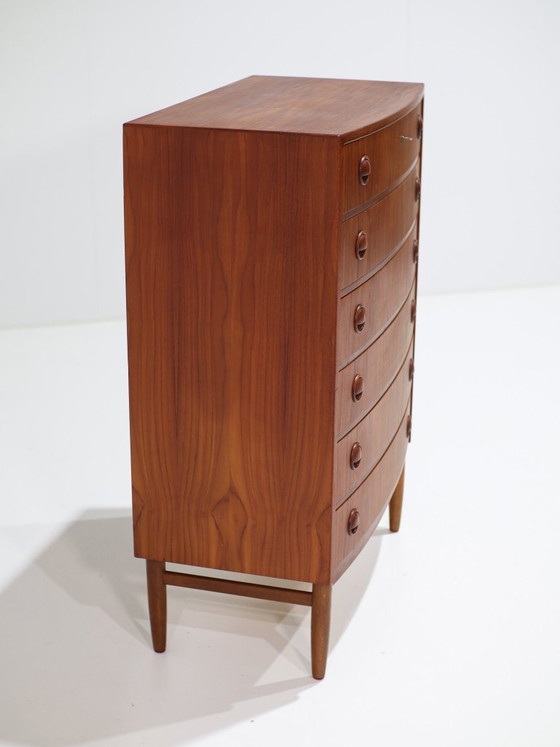Cassettiera Vintage Danese in Teak Curvo Kai Kristiansen – Cassettiere, Wood (photo 5 of 16)