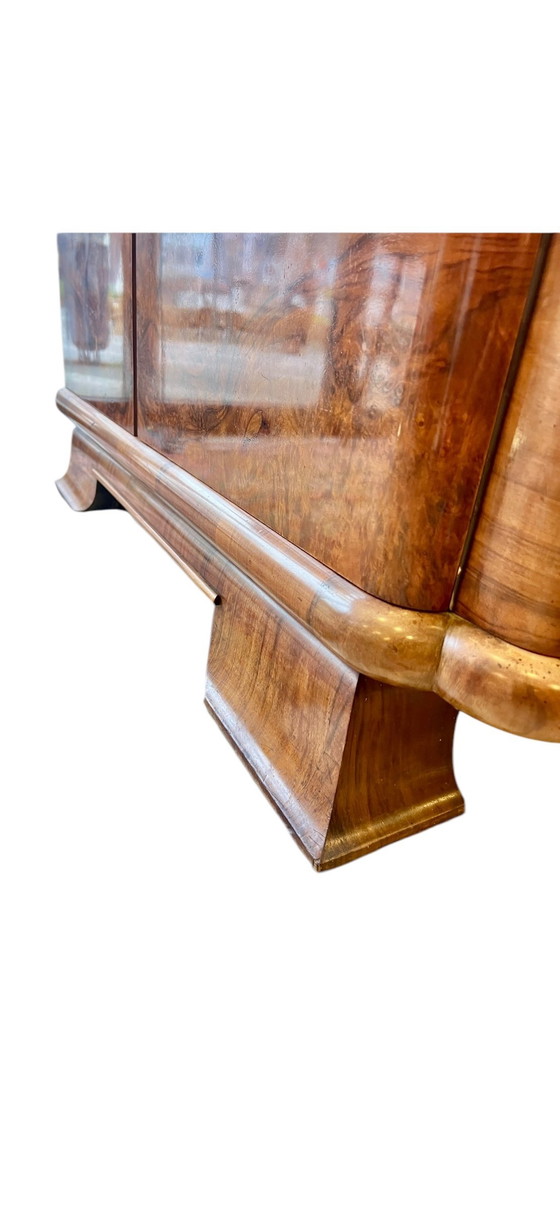 Image 1 of Art Déco display cabinet / buffet cabinet in the style of Jindrich Halabala from the 1930s.